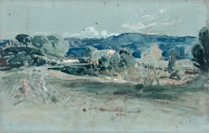 Henri Emilien ROUSSEAU (1875-1933) Spahis in Reconnaissance and Landscape
Two gouaches...