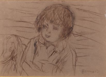 Pierre BONNARD (1867-1947) Étude pour le portrait d'Isabelle Lecomte du Nouy, vers...
