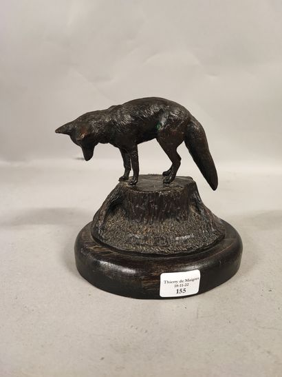 null Josechu LALANDA (1939-2015). Donde esta el raton. Bronze à patine brun noir...