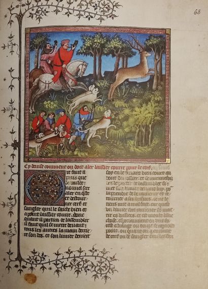 null Gaston PHOEBUS. The book of the hunt. French Manuscript 616 of the BN. Introduction...