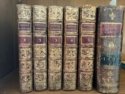 null Lot de volumes : Cinq volumes de médecine

un almanach

Usures et accidents

Lot...