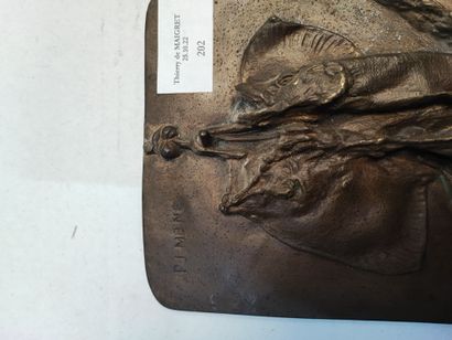null Pierre Jules MENE

Nature morte raie et lièvre 

Plaque en bas relief en bronze...