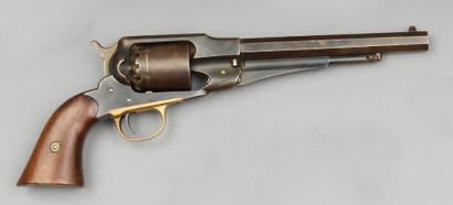  Revolver Remington new model army à percussion modèle 1861, calibre 44 ; en acier...