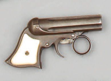 null Pistolet Remington modèle Elliot Deringer, calibre 22 R F, cinq coups à percuteur...