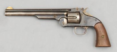 null Revolver Smith & Wesson à percussion centrale, n° 3 1er model, simple action,...