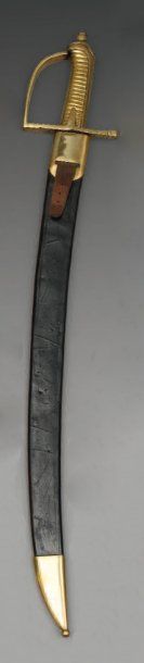 null Briquet d'infanterie modèle 1767, lame gravée et signée sur le dos : "Manufacture...