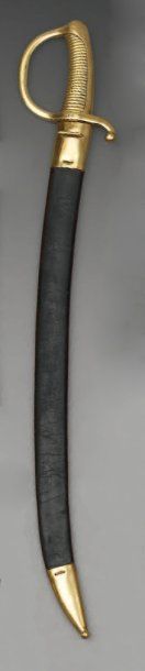 null Briquet d'infanterie modèle 1816, lame signée : "Manceaux". Époque Restauration,...