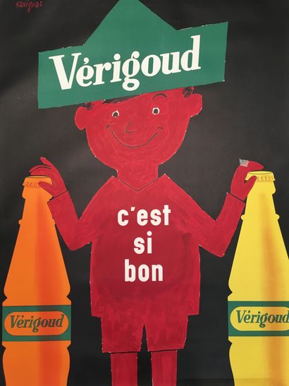 null D'après Raymond SAVIGNAC 

Vérigoud

1 affiche en couleurs, édition De Plas,...