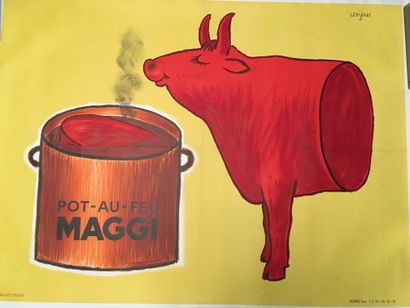 null D'après Raymond SAVIGNAC

 Pot-au-feu Maggi

 affiche en couleurs, Edition Publicis,...