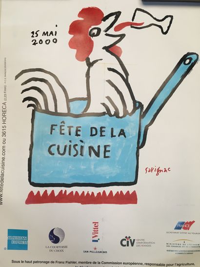 null D'après Raymond SAVIGNAC 

Fête de la cuisine

 2 affiches offset en couleurs...