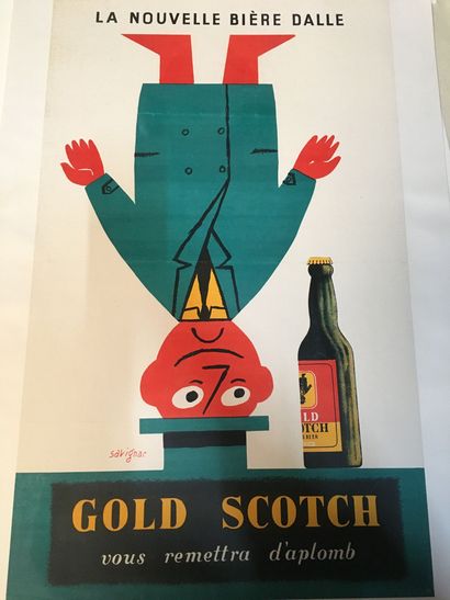 null D'après Raymond SAVIGNAC

Bière Dalle ; Bière Gold Scotch de Dalle 

Lot de...