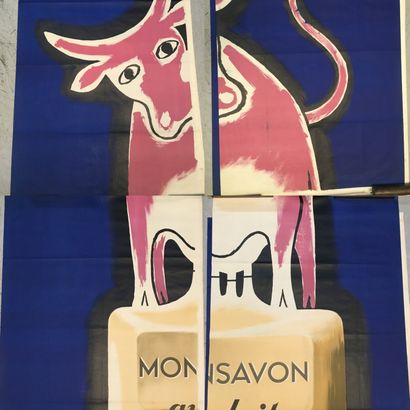 null D'après Raymond SAVIGNAC

 Mon savon au lait

1 affiche en couleurs, en 4 parties,...