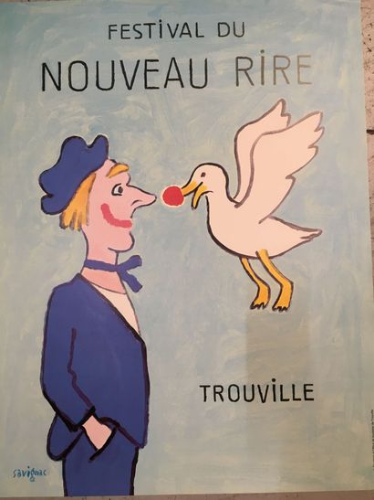 null D'après Raymond SAVIGNAC

Course des garçons de café Trouville ; Humour à Trouville;...