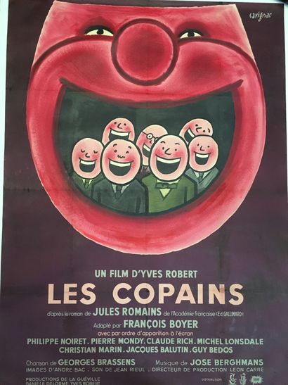 null D'après Raymond SAVIGNAC 

Courage fuyons ; Les Copains

 Ensemble de 2 affiches...