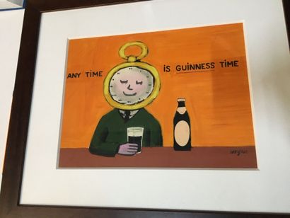 null D'après Raymond SAVIGNAC 

Armagnac Ryst; Guinness "Any time is Guinness time"...