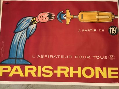 null D'après Raymond SAVIGNAC

 Moplen ; Paris-Rhône 

Ensemble de 2 affiches dont...