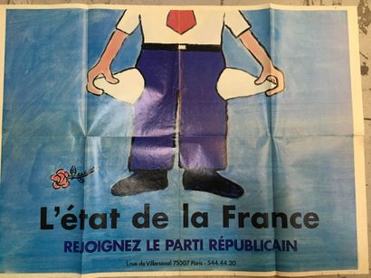 null D'après Raymond SAVIGNAC 

L'état de la France, Rejoignez le parti républicain...