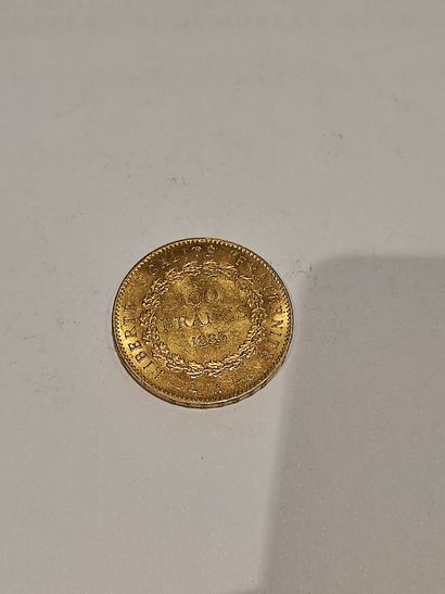null Pièce de 100 Francs or datée 1885