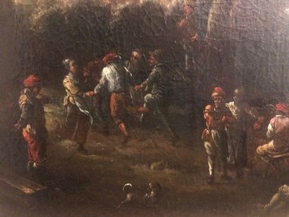 null 18th century ITALIAN schoolVillage scene
Canvas
57 x 78 cm
Wear and restora...