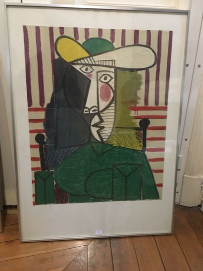 null Lot de trois reproductions d'après MATISSE , Picasso (67X53 cm), GAUGUIN. JOINT...