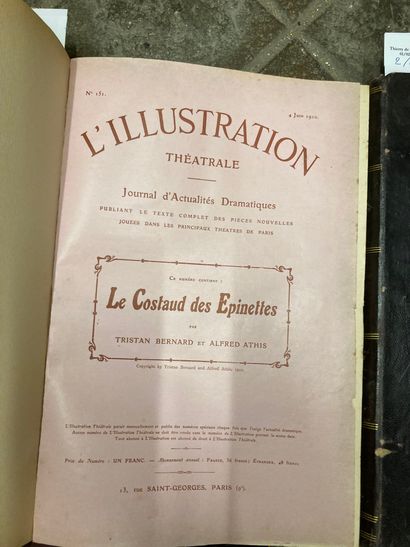 null "L'Illustration théatrale, Journal d'Actualiés Dramatiques (trois numéros) :...