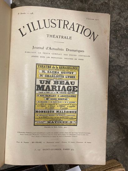 null "L'Illustration théatrale, Journal d'Actualiés Dramatiques (trois numéros) :...