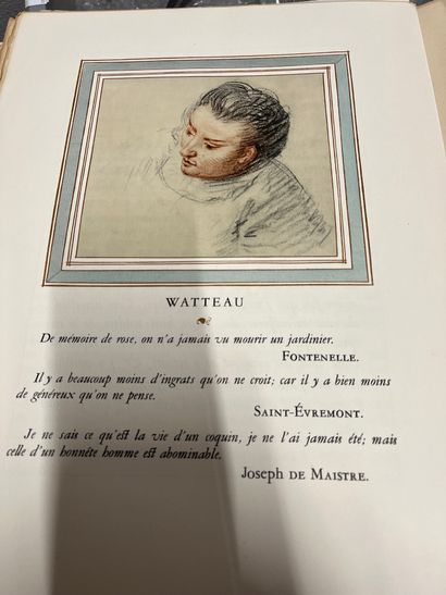 null Un volume emboitage en bois De Jeanne d'Arc à Philippe Pétain, Sacha Guitry...