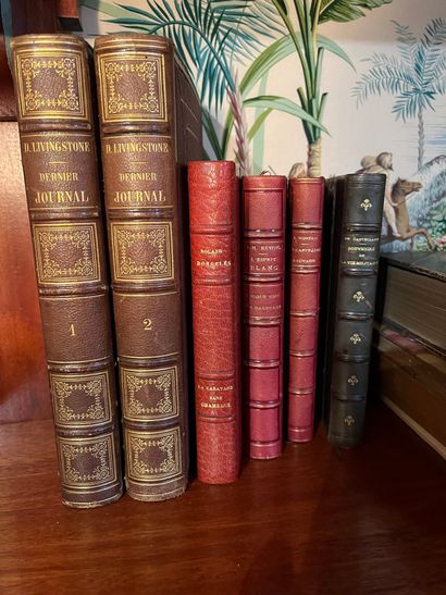 null Lot of books: "Last Journal D. Livingstone" (2 volumes) "The caravan without...