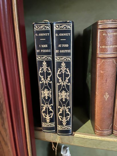 null Lot of volumes : 
G. Ohnet "Au fond du gouffre L'Ame de Pierre" , Alphonse Daudet...