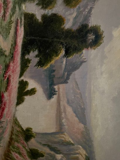 null E. JASILVA (?)
« Vue d’une vallée » »
Huile sur toile signée en bas à droite
58...