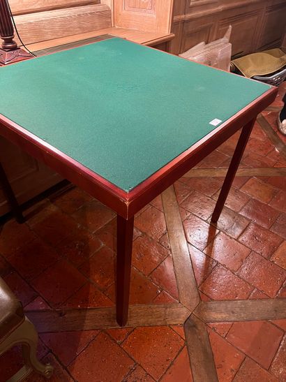 null Bridge table, green felt. 
H: 69 - Top 80 x 80 cm


COLLECTION by appointment...