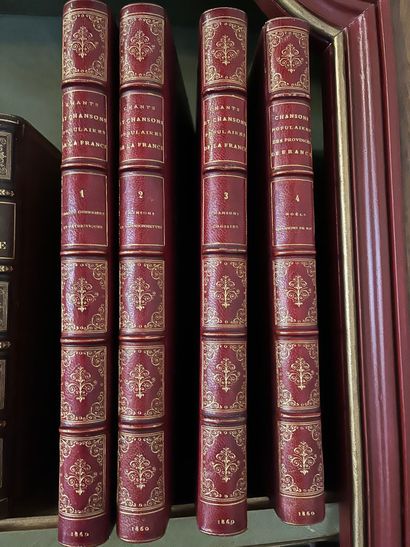 null Lot of volumes : Capefigue "Histoire de Philippe-Auguste" (4 volumes in 2 vols)...