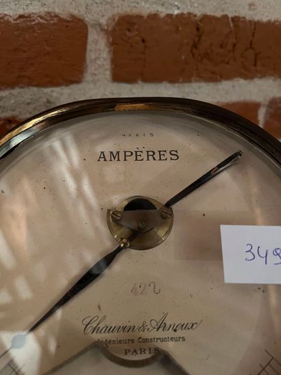 null Ammeter in copper dial signed CHAUVIN ARNOUX Paris. Diameter 18 cm.

COLLECTION...