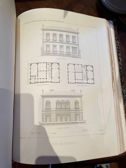 null "Revue générale de l'architecture et des travaux publics" (1840, 1841, 1954)...