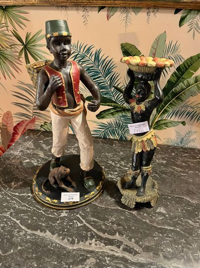 Lot including: nubian and his monkey (H:...
