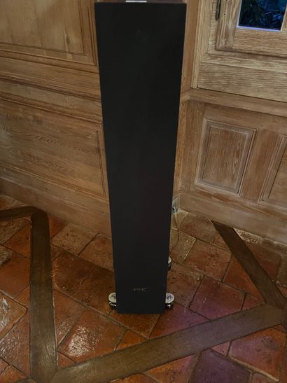 null Pair of P.M.C. Twenty-five-23 2019 floorstanding speakers, they rest on four...