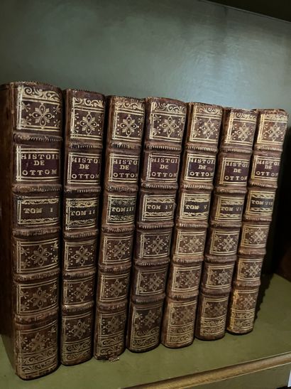 null Bound volumes: "Military School" (3 volumes) 1762
"History of the Ottoman Empire"...