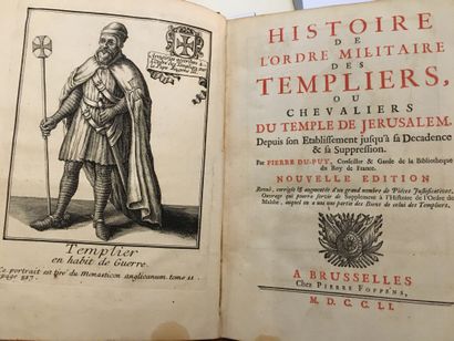 null [TEMPLIERS]. Du PUY (Pierre). Histoire de l'Ordre militaire des Templiers, ou...