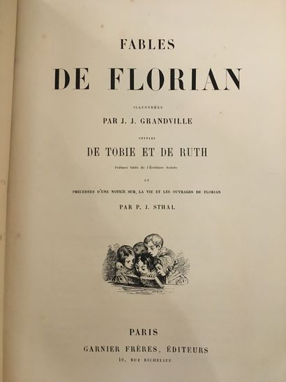 FLORIAN (Jean Pierre Claris de). Fables [...] Suivies de Tobie et de Ruth [...]....