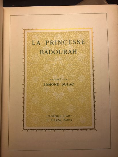[MILLE & une NUITS]. La Princesse Badourah....