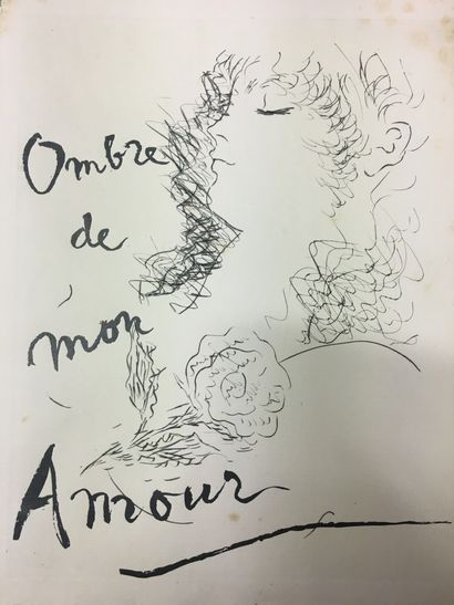 APOLLINAIRE (Guillaume). Ombre de mon amour. Préface par André Salmon. S.l.n.d. [Paris,...