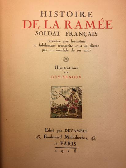 null [MILITARIA]. Histoire de la Ramée, soldat français, racontée par lui-même et...