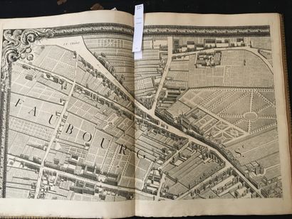 null [PARIS - PLAN de TURGOT]. TURGOT (Michel Étienne). Plan de Paris. S.l.n.d. [1734-1739]....