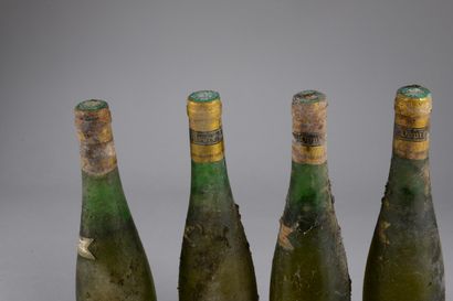 null 4 bouteilles RIESLING "Schoenenbourg", Dopff 1976 (es, 2 TLB, 2 LB)