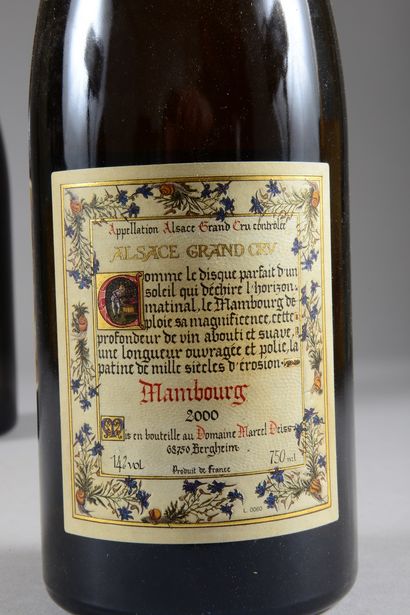 null 2 bouteilles ALSACE "Mambourg", Marcel Deiss 2000