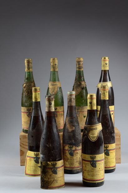 9 bouteilles VINS ALLEMANDS Pieroth (6 Beerenauslese...