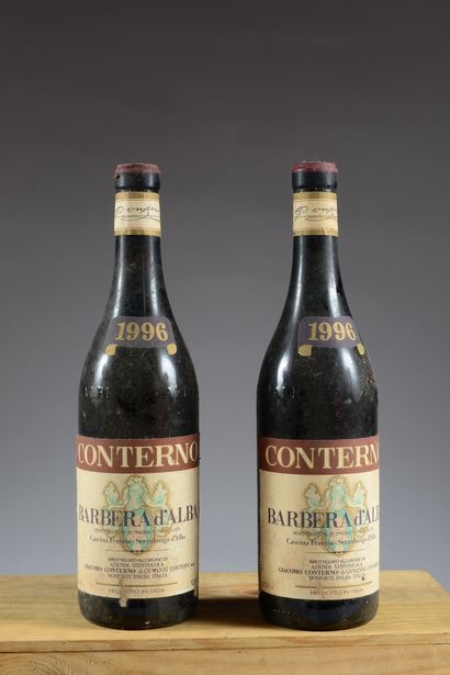 2 bouteilles BARBERA D'ALBA Conterno 1996...