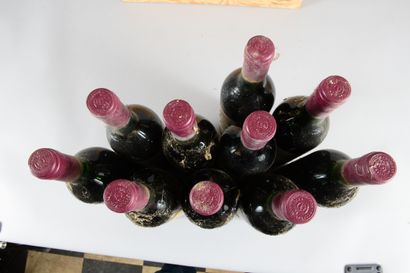 null 10 bouteilles RIBERA DEL DUERO "Tinto Valbuena 3°", Vega Sicilia 1986 (étiquettes...
