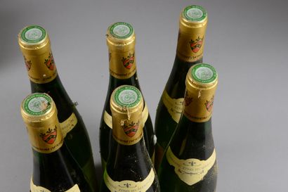 null 6 bouteilles GEWURZTRAMINER "Rangen de Thann V.T.", Zind-Humbrecht 1985 (elt,...