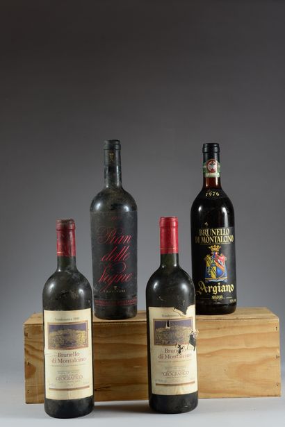 4 bouteilles BRUNELLO DI MONTALCINO (2 Agricoltori...